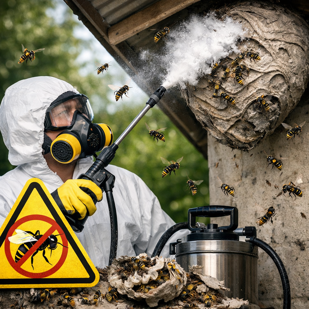 Darázsirtás társasházaknál